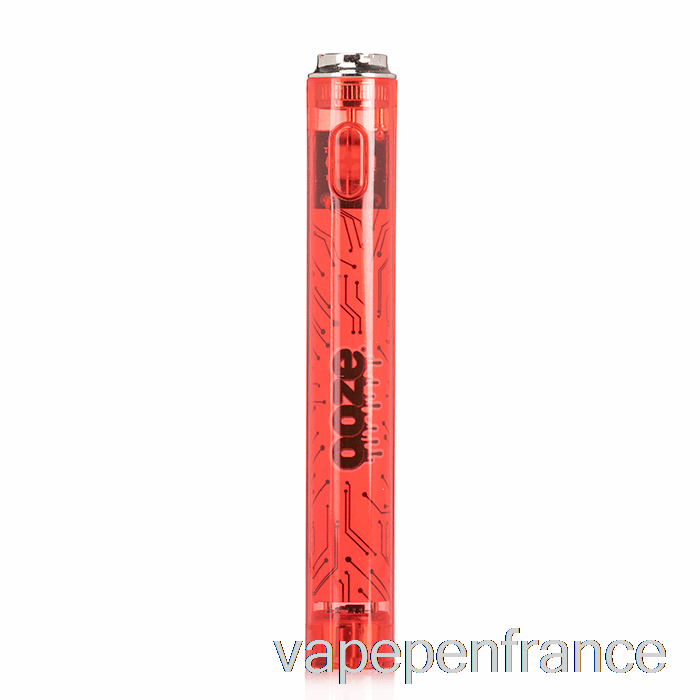 Suintement Mince 400mah Clair 510 Vape Batterie Rubis Rouge Vape Stylo